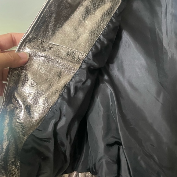 Brand new Zara Moto jacket gunmetal metallic - Picture 4 of 6